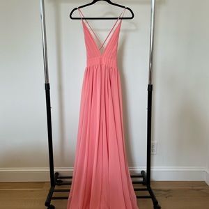 Pink prom dress